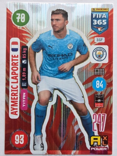 2021 Panini Fifa 365 Aymeric Laporte Manchester City Nr 337 /O