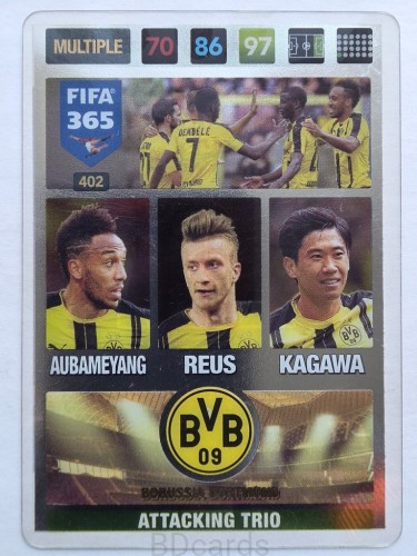 2021 Panini Fifa 365 Kagawa Reus Multiple Borussia Dortmund Nr 402 /O
