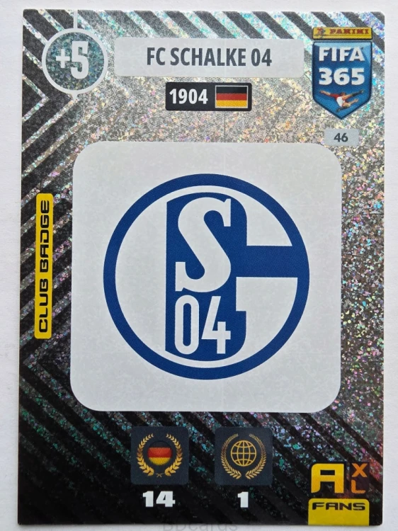 2021 Panini Fifa 365 Club Badge Schalke 04 Nr 46 /O
