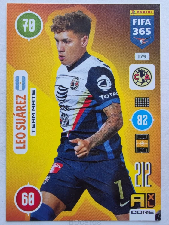 2021 Panini Fifa 365 Leo Suarez Club America Nr 179 /O