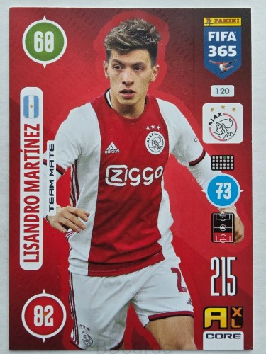 2021 Panini Fifa 365 Lisandro Martinez Ajax Nr 120 /O