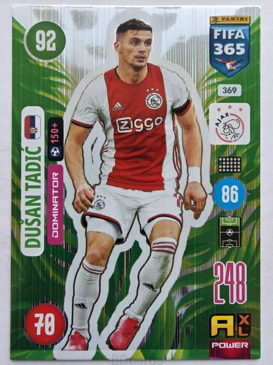 2021 Panini Fifa 365 Dusan Tadić Dominator Ajax Nr 369 /O