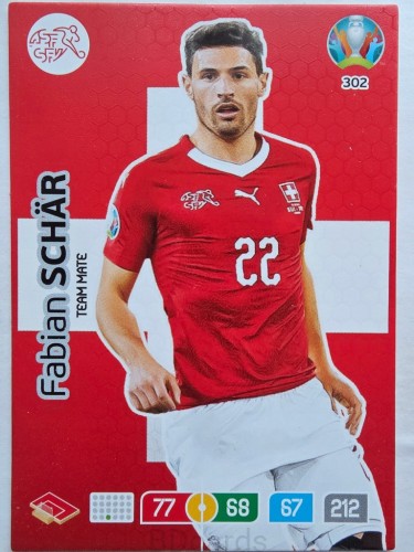 2020 Panini Euro Fabian Schar Szwajcaria Nr 302 /O