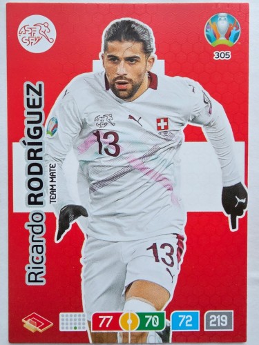 2020 Panini Euro Ricardo Rodriguez Szwajcaria Nr 305 /O