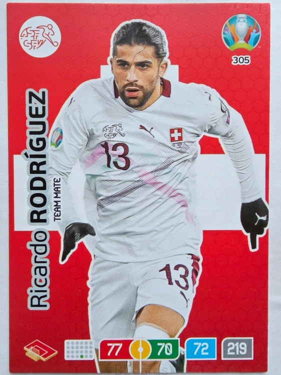 2020 Panini Euro Ricardo Rodriguez Szwajcaria Nr 305 /O