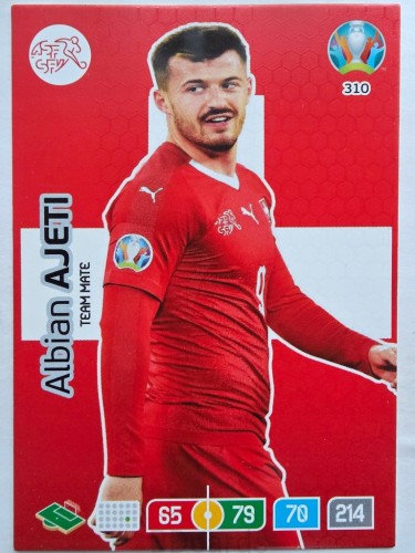 2020 Panini Euro Albian Ajeti Szwajcaria Nr 310 /O
