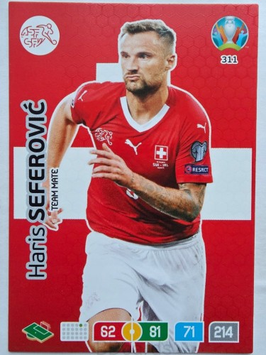 2020 Panini Euro Haris Seferović Szwajcaria Nr 311 /O