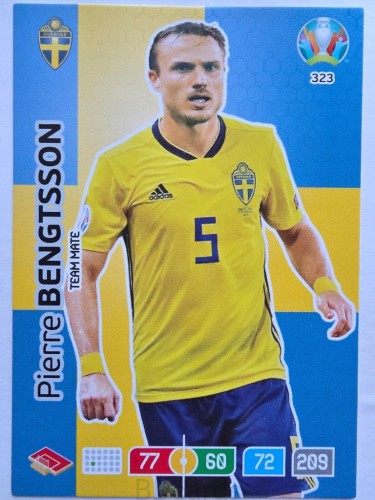 2020 Panini Euro Pierre Bengtsson Szwecja Nr 323 /O