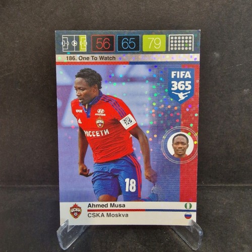 2015-16 Panini Fifa 365 Ahmed Musa CSKA Moskva One to Watch /E14