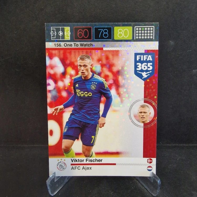 2015-16 Panini Fifa 365 Victor Fischer Ajax One to Watch /E18