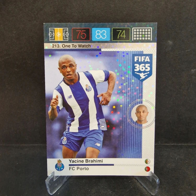 2015-16 Panini Fifa 365 Yacine Brahimi FC Porto One to Watch /E19