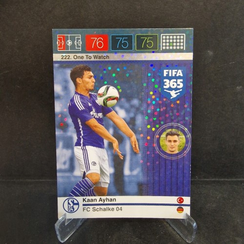 2015-16 Panini Fifa 365 Kaan Ayhan Schalke 04 One to Watch /E20
