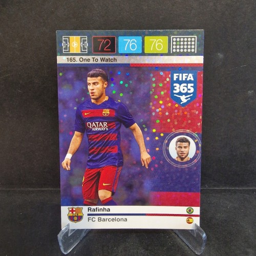 2015-16 Panini Fifa 365 Rafinha Fc Barcelona One to Watch /E24