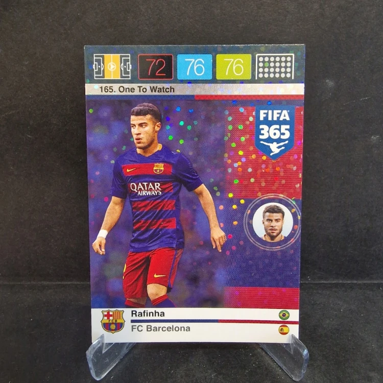 2015-16 Panini Fifa 365 Rafinha Fc Barcelona One to Watch /E24