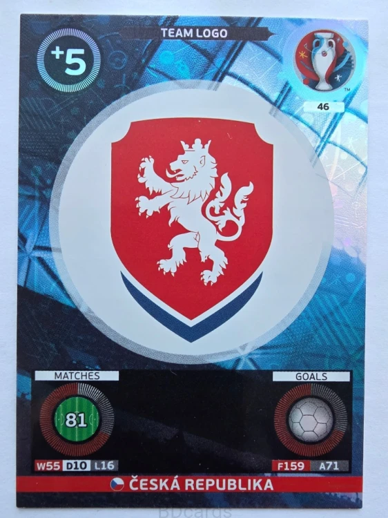 2016 Panini Euro Team Logo Czechy Nr 46 /O16