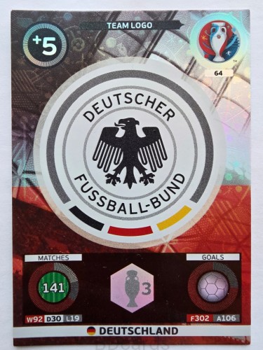 2016 Panini Euro Team Logo Niemcy Nr 64 /O21