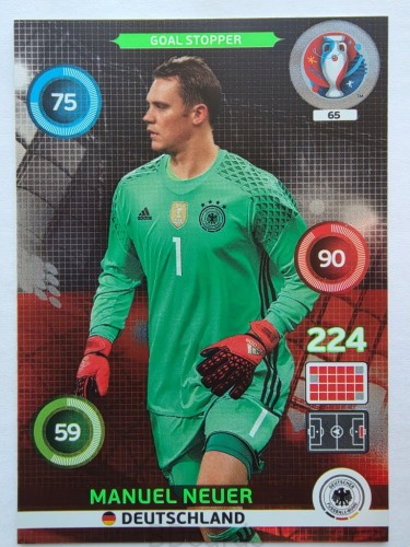 2016 Panini Euro Manuel Neuer Goal Stopper Nr 65 /O22