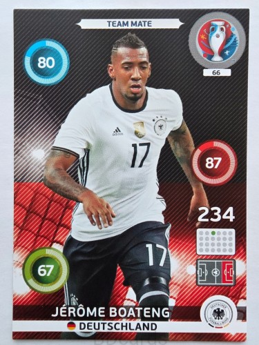 2016 Panini Euro Jerome Boateng Niemcy Nr 66 /O22