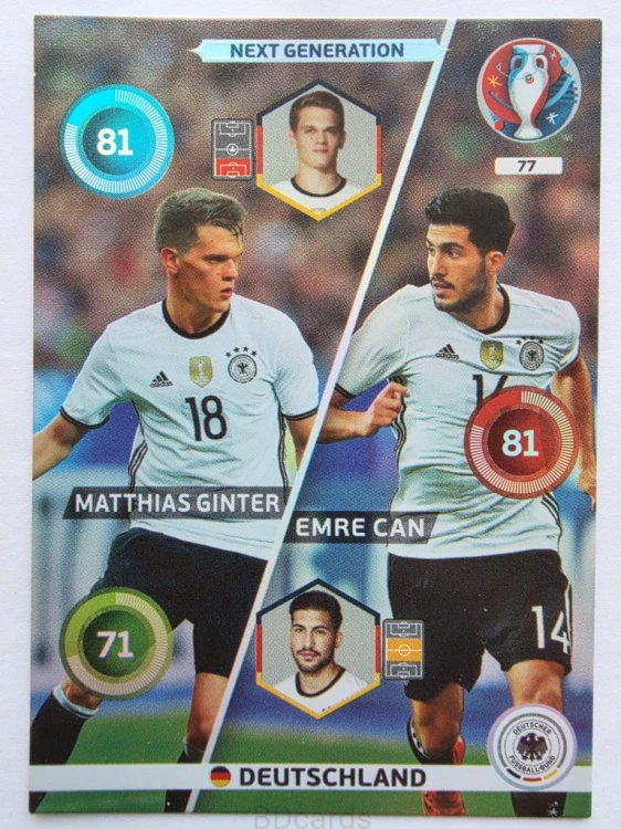 2016 Panini Euro Ginter Can Next Generation Niemcy Nr 77 /O28