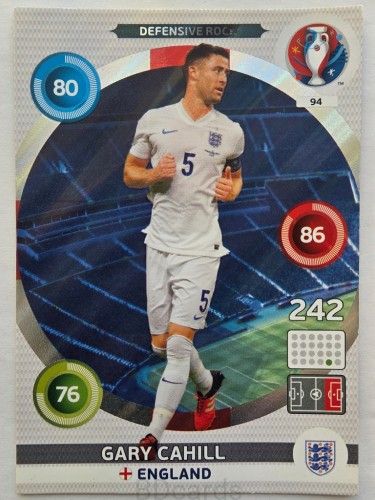 2016 Panini Euro Gary Cahill Defensive Rock Anglia Nr 94 /Q5