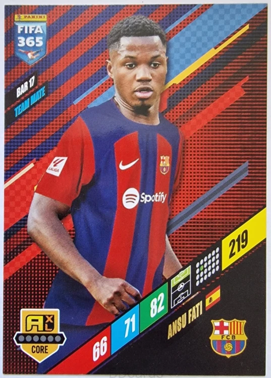 R2 Fati Fc Barcelona Panini Fifa 365 2024 Champions League