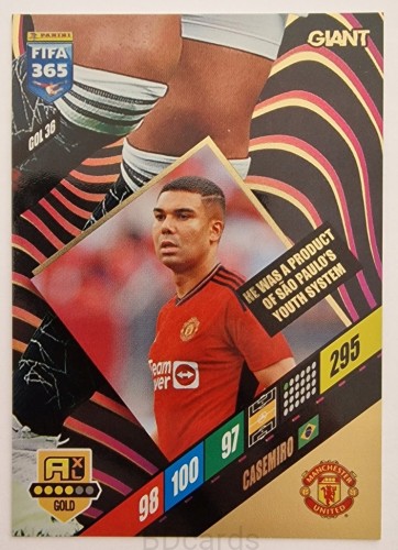 N1 Casemiro Manchester United Panini Fifa 365 2024 Giant
