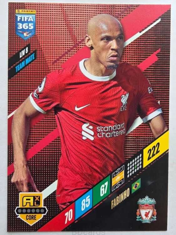 2024 Panini Fifa 365 Fabinho LIV8 Liverpool /R15