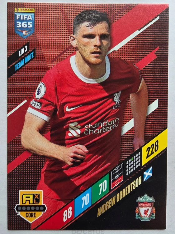 2024 Panini Fifa 365 Andrew Robertson LIV3 Liverpool /R16
