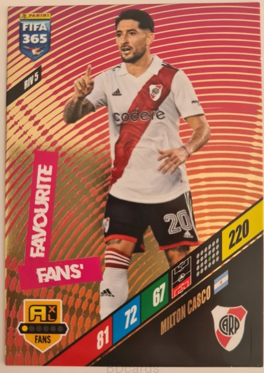 FI1 Casco River Plate Panini Fifa 365 2024 Fans