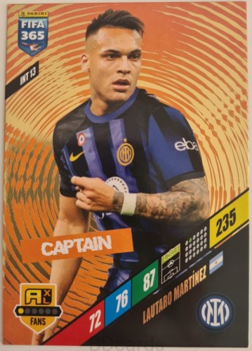 FI4 Martinez Inter Panini Fifa 365 2024 Fans