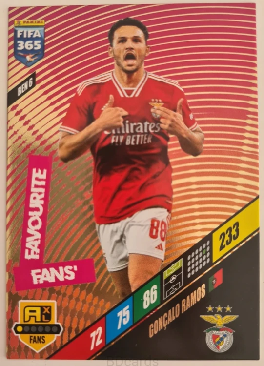 FI4 Ramos Benfica Panini Fifa 365 2024 Fans