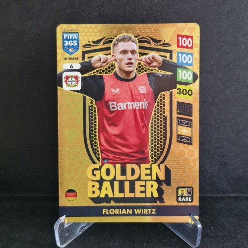 2024-25 Panini Adrenalyn XL Fifa 365 Wirtz Bayer Levwrkusen Golden Baller