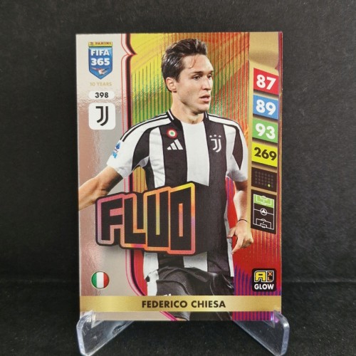 2024-25 Panini Adrenalyn XL Fifa 365 Chiesa Juventus Fluo /FF3