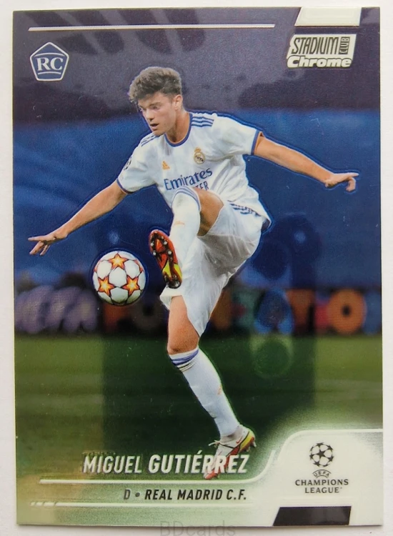 2021-22 Topps Chrome Stadium Miguel Gutierez Real Madryt /RU18