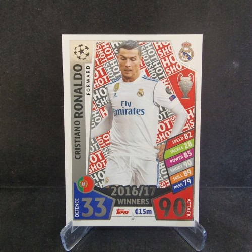 2017-18 Topps Match Attax Ronaldo Real Madryt Hot Shot /RU25