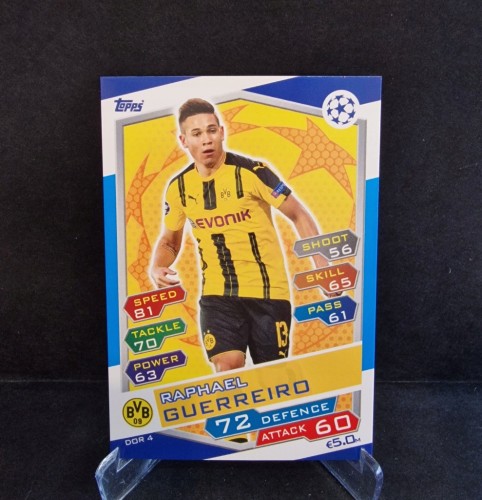 2016-17 Topps Match Attax Guerreiro Borussia Dortmund /AU10