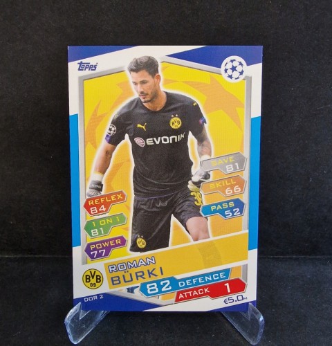 2016-17 Topps Match Attax Roman Burki Borussia Dortmund /AU10