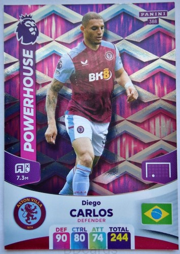 P16 Carlos Aston Villa Panini Premier League 2024 Powerhouse