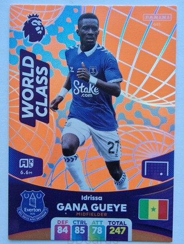 2024 Panini Premier League Gana Gueye Everton World Class /SP24