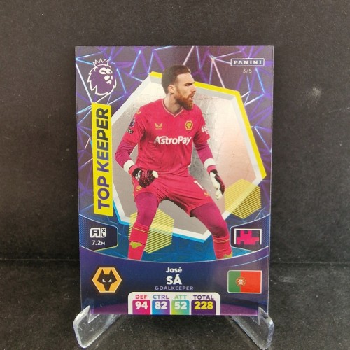 2024 Panini Premier League Jose Sa Wolverhampton Top Kepeer /LU1