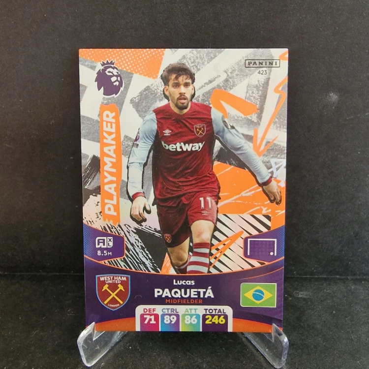 2024 Panini Premier League Lucas Paqueta West Ham Playmeakers /LU2