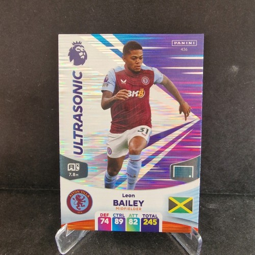 2024 Panini Premier League Leon Bailey Aston Villa Ultrasonic /LU7
