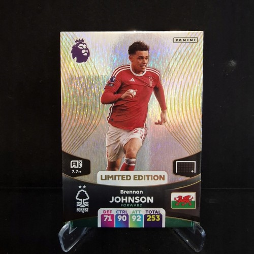 2024 Panini Premier League Brennan Johnson Notingham Limited /K1