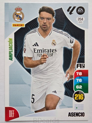 2024-25 Panini La Liga Asencio Real Madryt /ER20