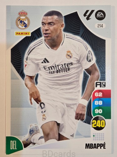 2024-25 Panini La liga Kylian Mbappe Real Madryt /A86