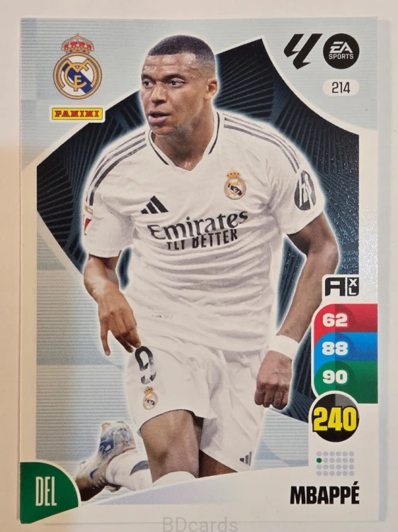 2024-25 Panini La liga Kylian Mbappe Real Madryt /A86