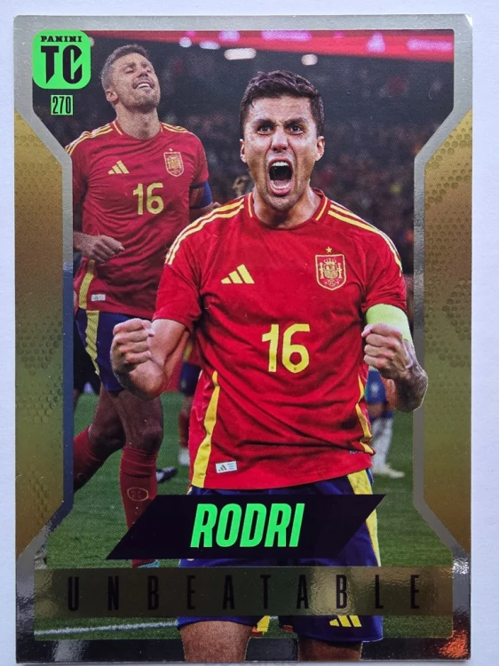 2025 PANINI Top Class Rodri Hiszpania Unbeatable /ER14