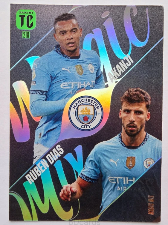 2025 Panini Top Class Dias Akanji Manchester City Magic Mix /ER16