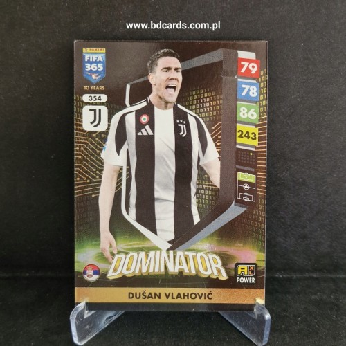 2024-25 Panini Adrenalyn XL Fifa 365 Dusan Vlahović Juventus /FF8