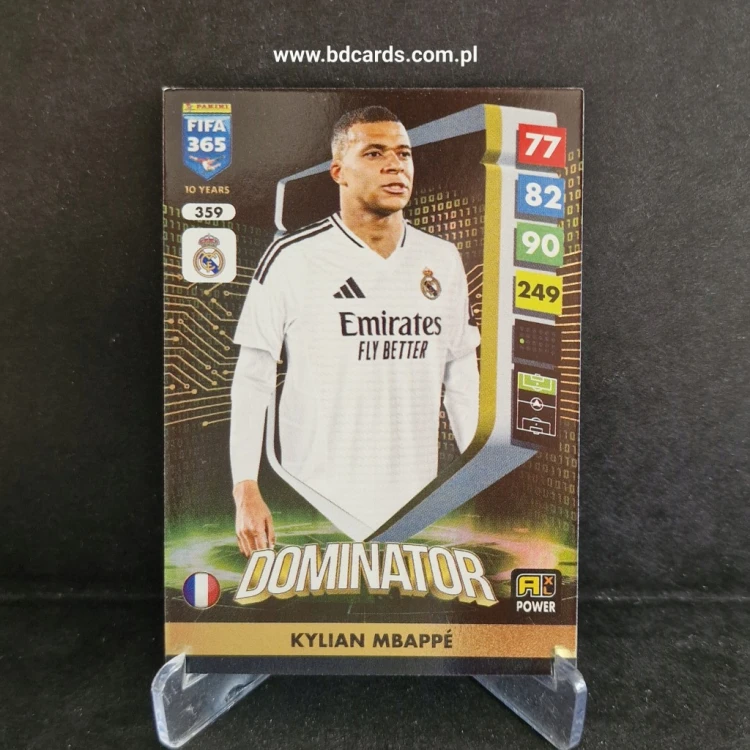 2024-25 Panini Adrenalyn XL Fifa 365 Mbappe Real Madryt /FF8